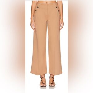 Spanx Pointe The Perfect Pant, Button Wide-leg Toffee (L)
